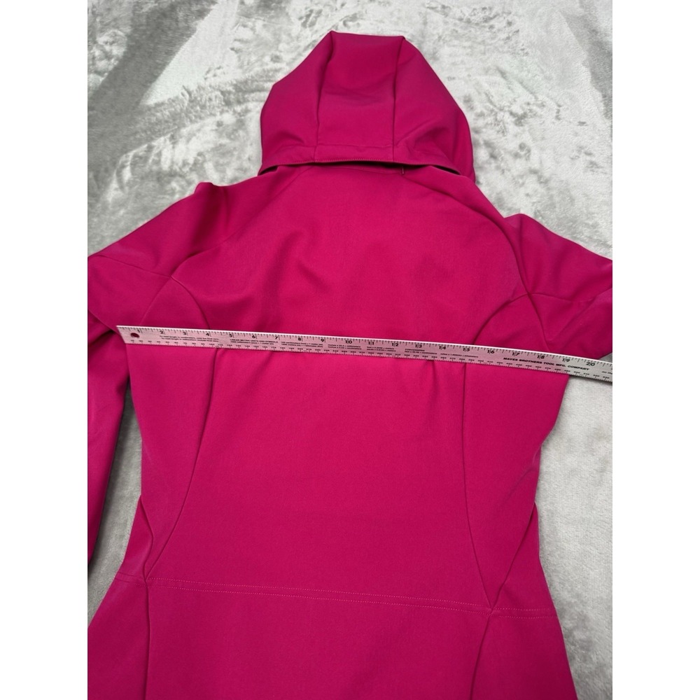 Salomon 2pc Soft Shell Jacket Set Womens Small S Pink White Hooded Coat Wind Ski - Picture 5 of 16